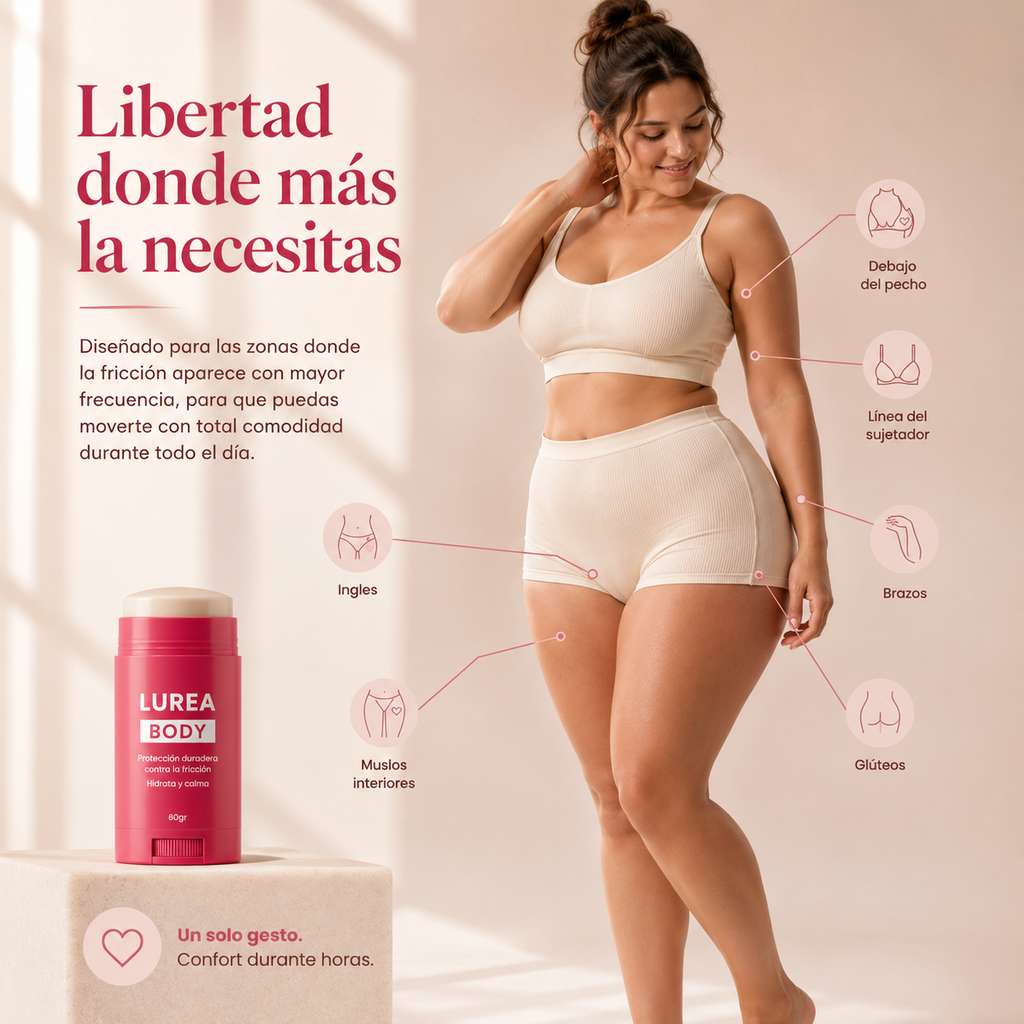 LUREA Body - Libertad donde más la necesitas, zonas de aplicación