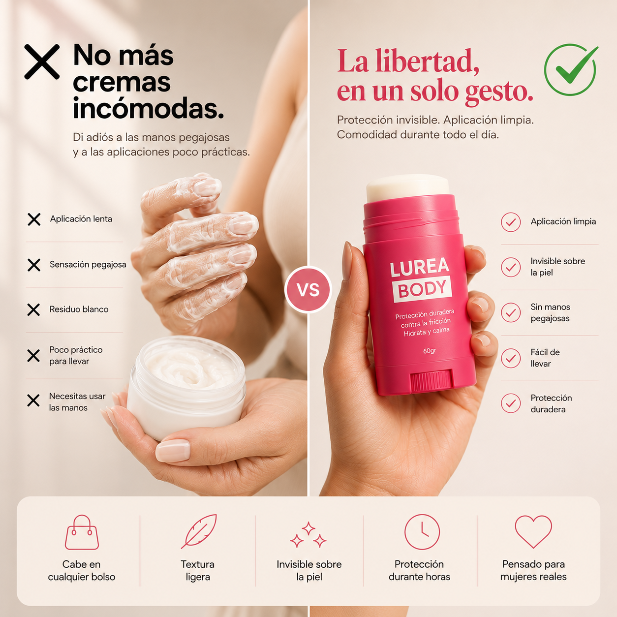 LUREA Body - Stick antirozaduras
