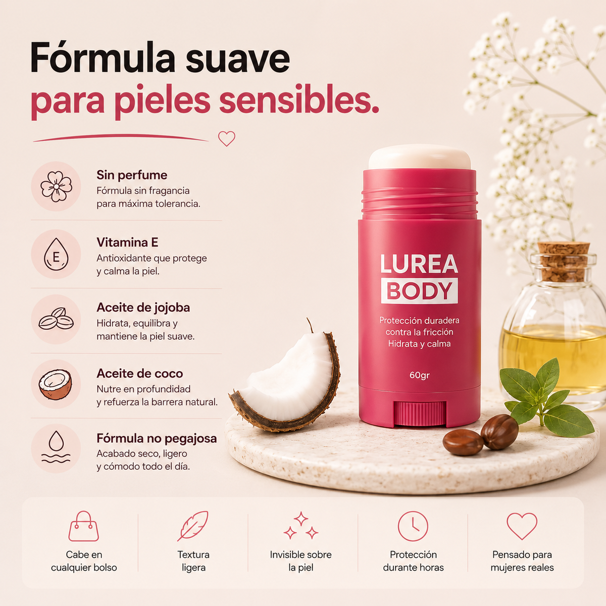 LUREA Body - Stick antirozaduras